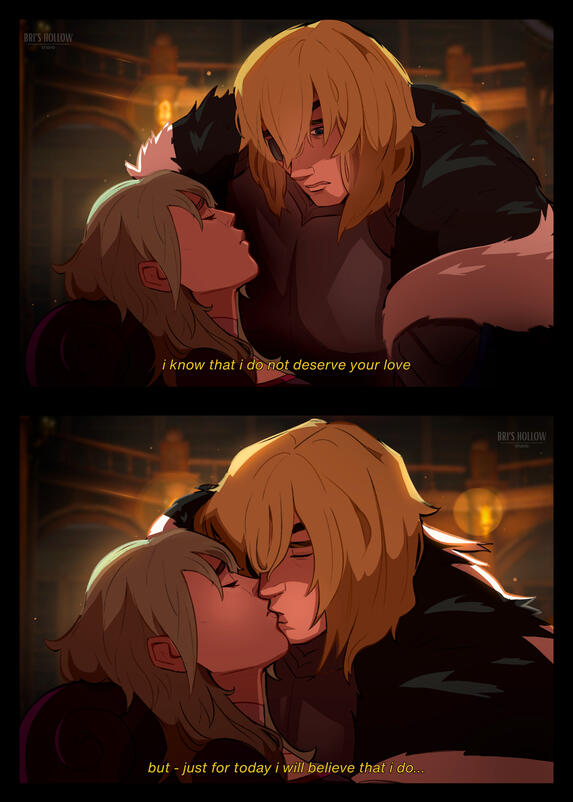 Dimitri and Byleth Kiss - Fire Emblem